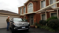 de auto waarmee we richting Sydney gaan