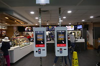 Bij Mac Donalds hoef je niet in de rij te staan. Via display kun je ook je bestelling opgeven