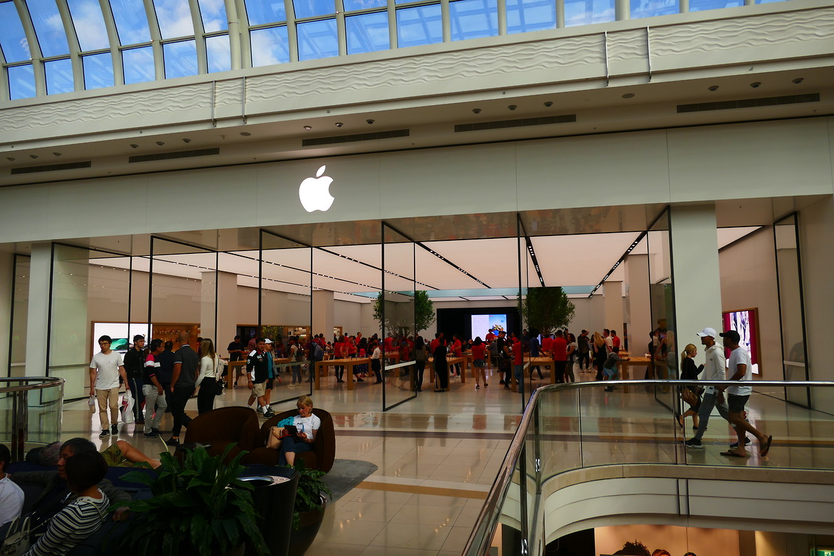 Grote winkel van Apple