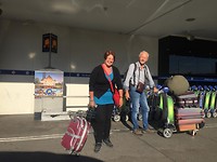 Aankomst Airport Melbourne om met al onze bagage te vertrekken naar Guangzhou/Amsterdam