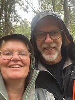 wandelen in de regen - Saiwa swamp