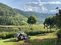 Plekje aan lake Bunyonyi