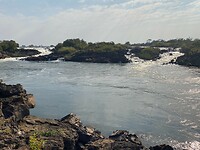2 van de 5 watervallen Ngonye falls