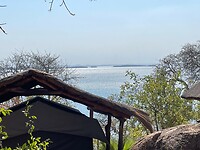 Uitzicht op het Itezhi Tezhi meer