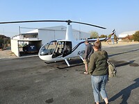 Op stap met een helikopter