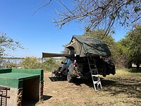 Aan de Zambezi rivier