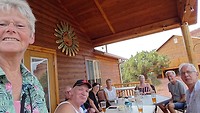 Bij Hanneke en Henry op de veranda
