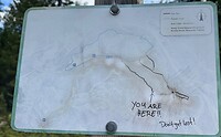 De hike route