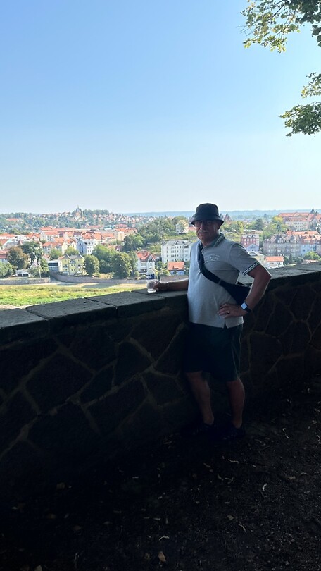 Uitzicht op de Elbe