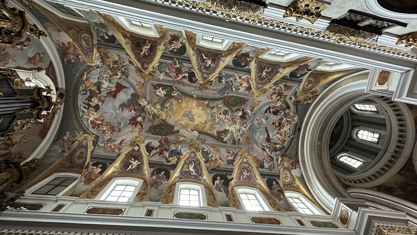 Plafond in de kathedraal