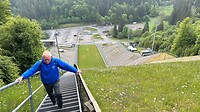 Trappen van de skischans