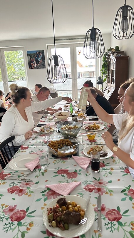 Verjaardag diner thuis