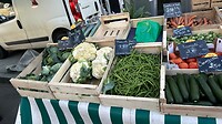De groente op de markt