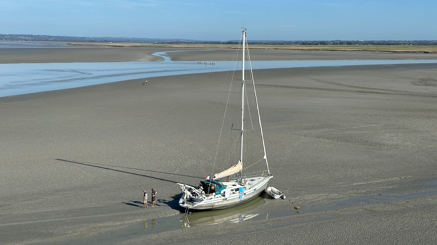 Bootje op het droge