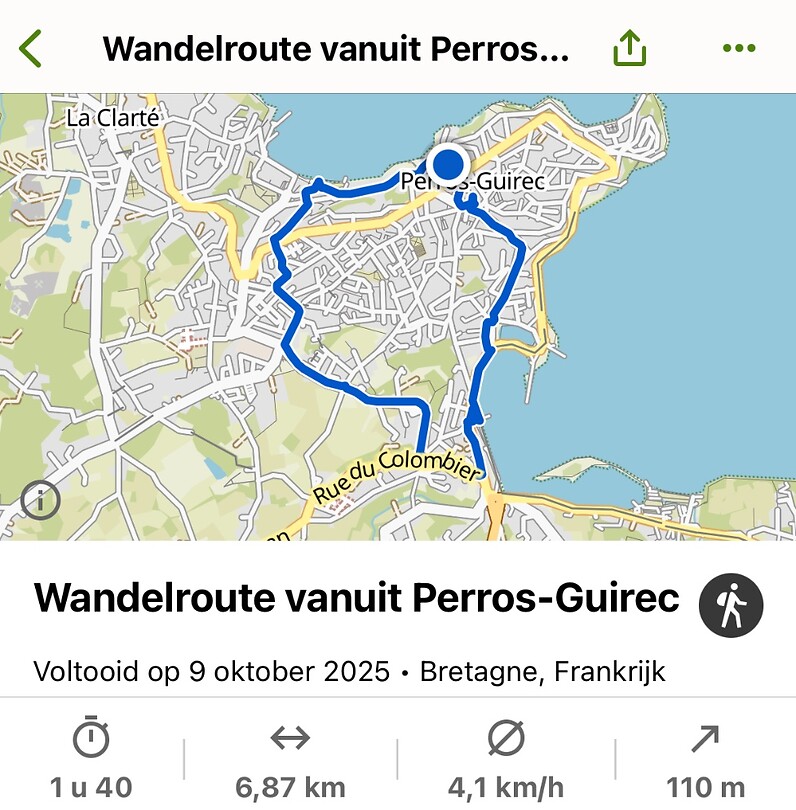 De wandelroute