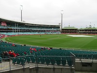 zicht op stadion