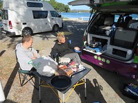 ontbijt in Noosa Bay