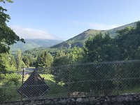 Uitzicht van de kruisigingsberg