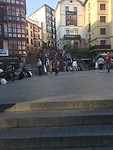De trappen van het Miguel Unamuno Plaza