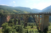 De brug over Tara River, Montenegro