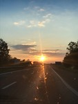 Terugreis Berlijn #zonsondergang4