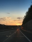 Terugreis Berlijn #zonsondergang1