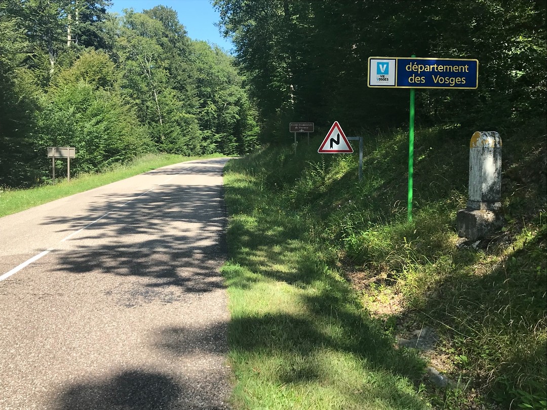 In de Vogezen aangekomen
