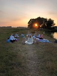 Full moon yoga session georganiseerd in Zalk
