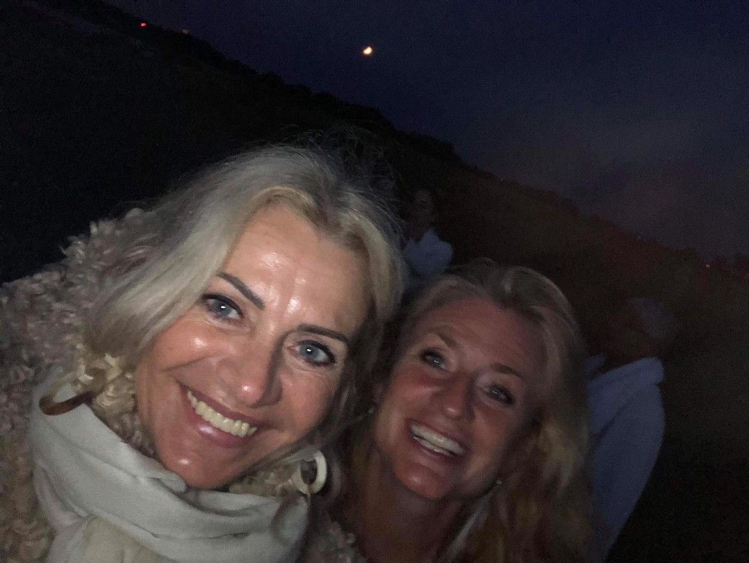 Moonselfie met Bertha