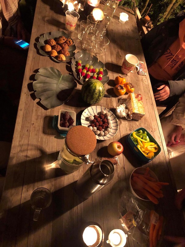 Potluck afterwards.
