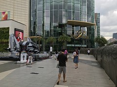 Shopping malls.