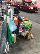 Verkoper vers sinasappelsap.