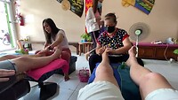 Een heerlijke voetmassage van een uur