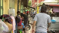 Zomaar een straatje in Bangkok