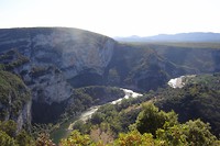 Uitzicht over de Ardeche