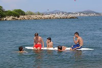 Spelen op de surfplank