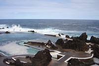 Natuurlijk zwembad bij Porto Moniz