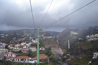 Met de Teleferico naar boven in Funchal