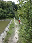 Wandelen langs Lac de Jaunay