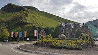 Die Schwarze Katze: beginpunt in Zell (naar Reil gefietst)