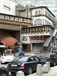 Oud en Nieuw in de wijk Arbat