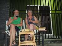 Terrasje aan ons appartement
