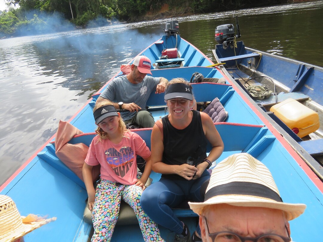 Samen op de Surinamerivier