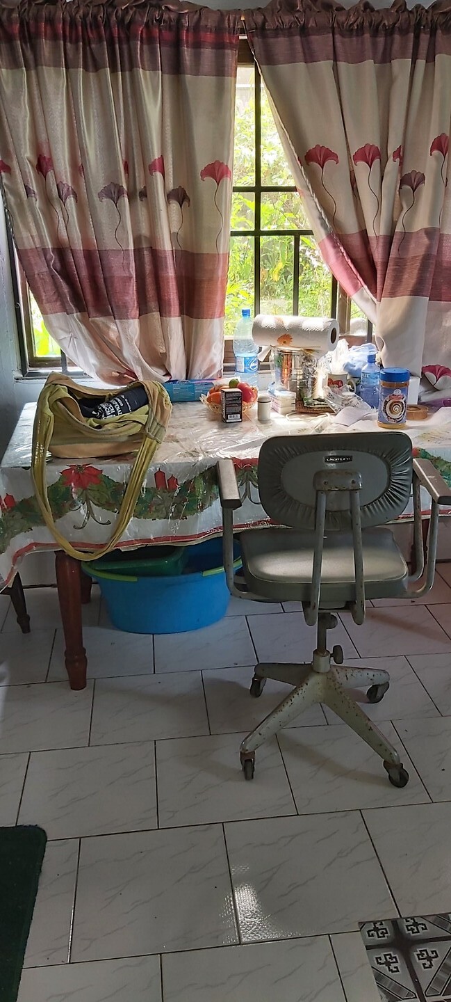 Onze 'eetplek' bij Hildah
