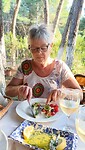 Uit eten in het plaatselijke visrestaurantje - zálig!