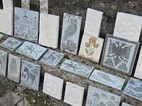 Steenkapper nabij Kasteel Gjirokastër