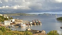 De haven in Sarandë