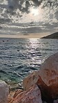 Bijna sunset, in Sarandë