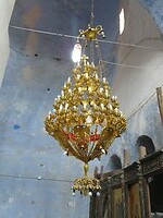 Luchter in orthodoxe kerk in Mesopotam