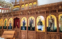 Iconen in het orthodoxe kerkje van Mesopotam